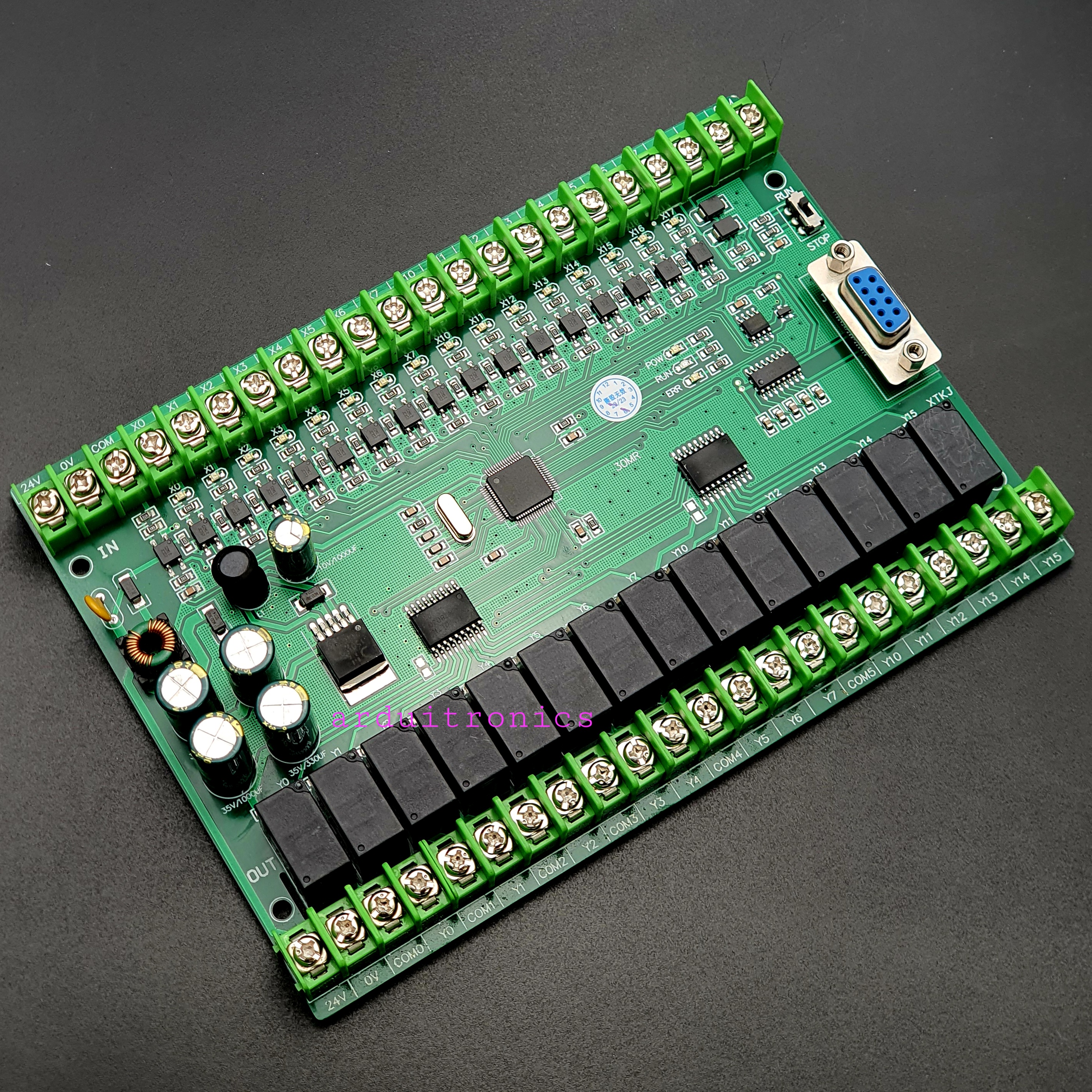 PLC (FX1N-30MR) Green PCB