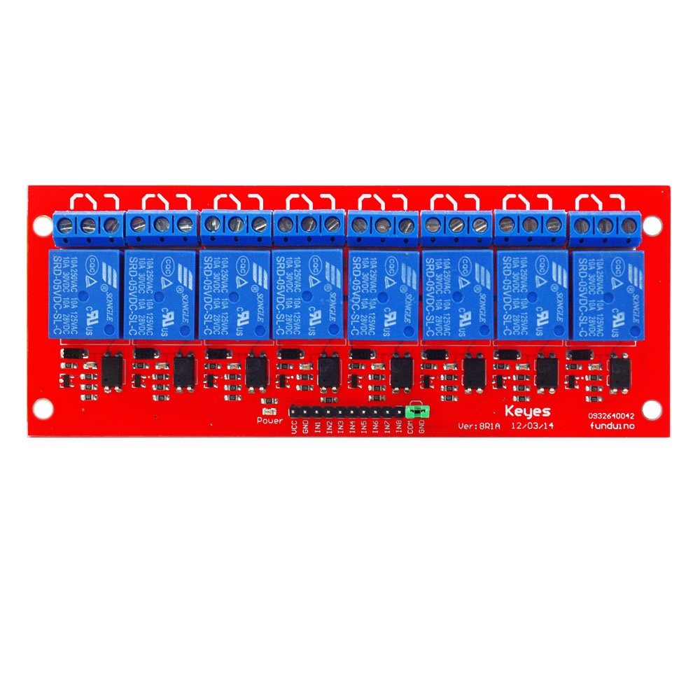 [Keyes] 5V 8 Channel Relay High/Low Level Trigger Relay Module