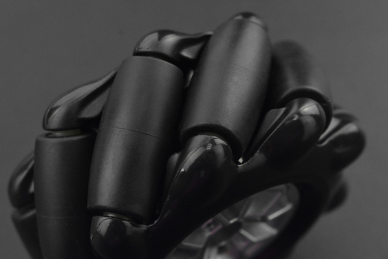 Black Mecanum Wheel with Motor Shaft Coupling (60mm) - Left (แท้จาก DFRobot)