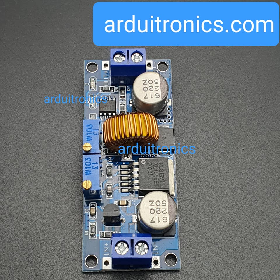 Step Down XL4015 High current 5A 4-38V to 1.25-36V โมดูลแปลงไฟจาก 4-38V เป็น 1.25-36V กระแส 5A