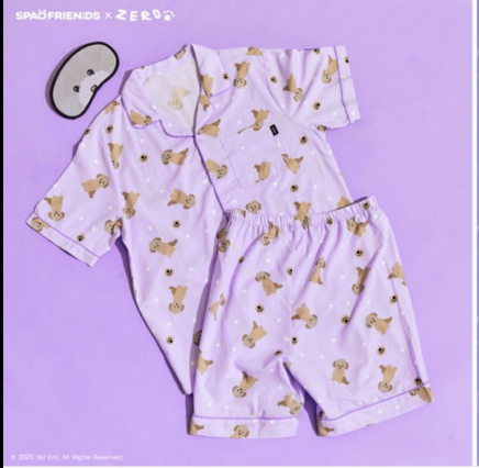 TAEYEON - SPAO × ZERO - Pajamas สี ชมพู ม่วงๆ ระบุ size ที่ต้องการ นะคะ