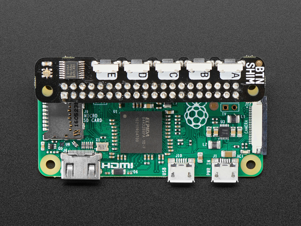 Pimoroni Button SHIM for Raspberry Pi (ของแท้จาก Adafruit, USA)