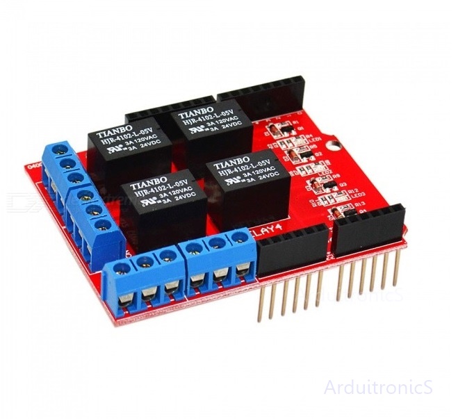 Keyes 4 Channel Relay Module for Arduino UNO R3