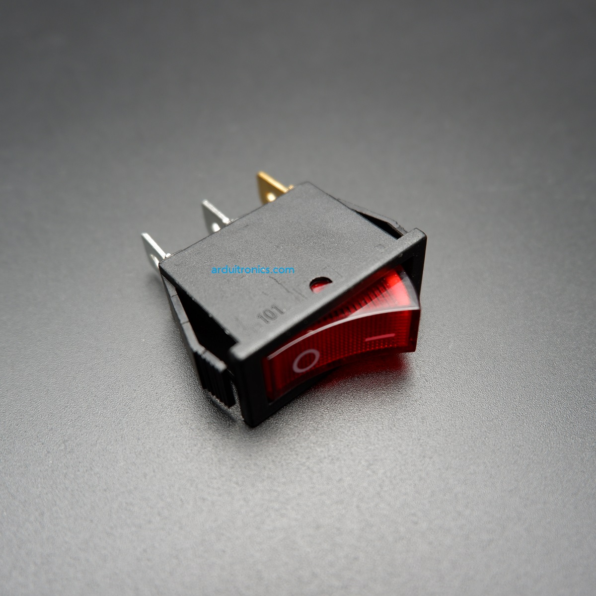 สวิตช์ไฟเปิด/ปิด KCD3-101N 15A 250VAC (3 ขา สีแดง)