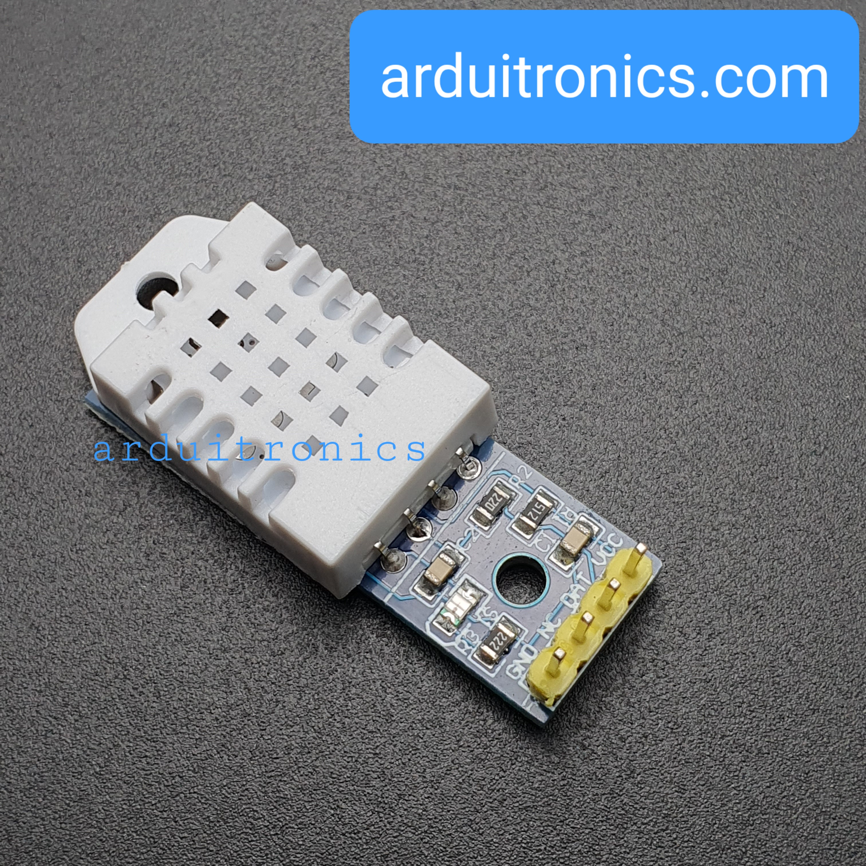 DHT22 AM2302 เซนเซอร์วัดอุณหภูมิและความชื้น DHT22 Module สำหรับ Arduino ESP8266 ESP32 DHT22 PCB สีน้ำเงิน