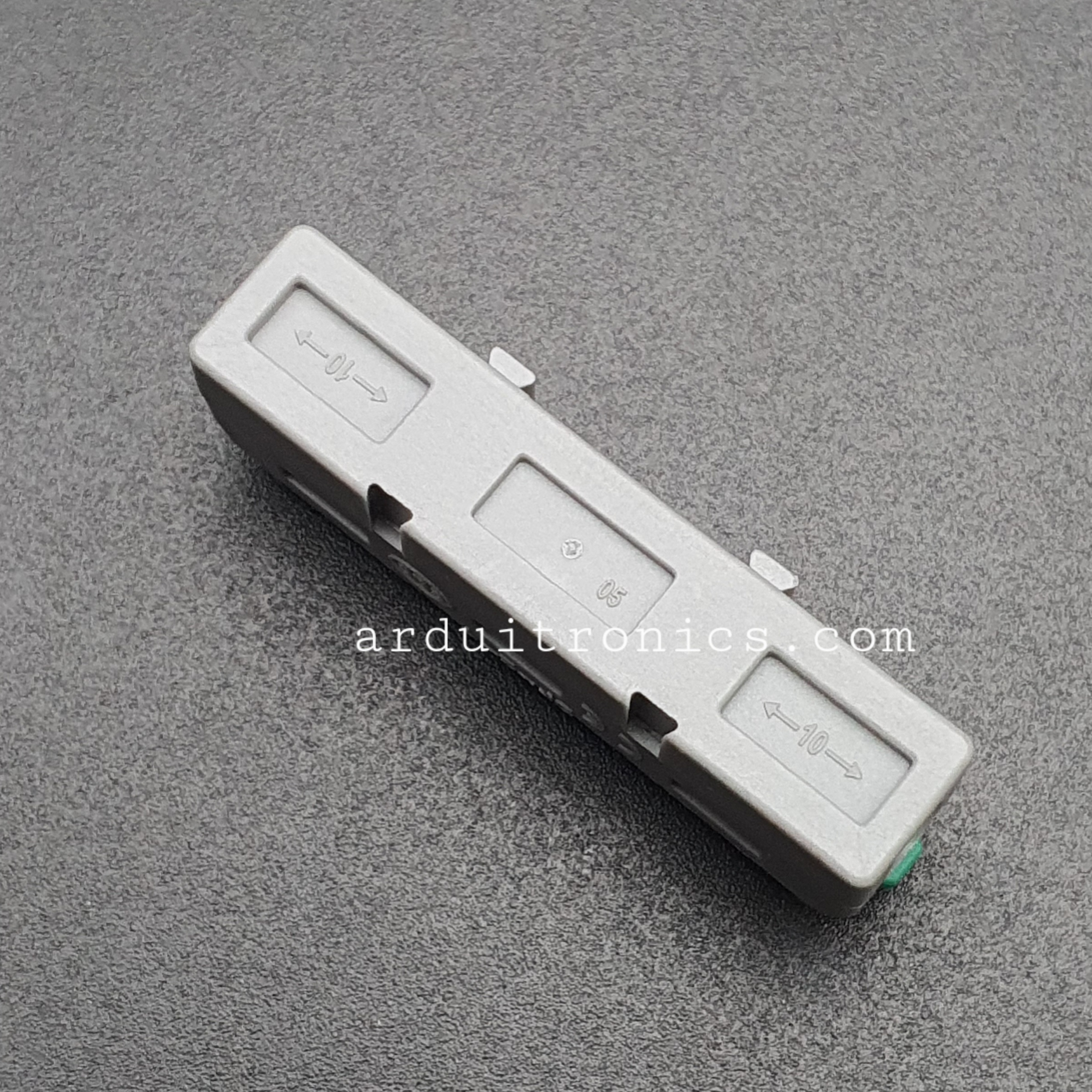 Terminal ต่อสายไฟแบบเร็ว 2 ช่อง (1 in - 1 out) Wire Connector Quick Terminal 0.2-4mm Square Splitter รุ่น DF-2-Y สีเขียว