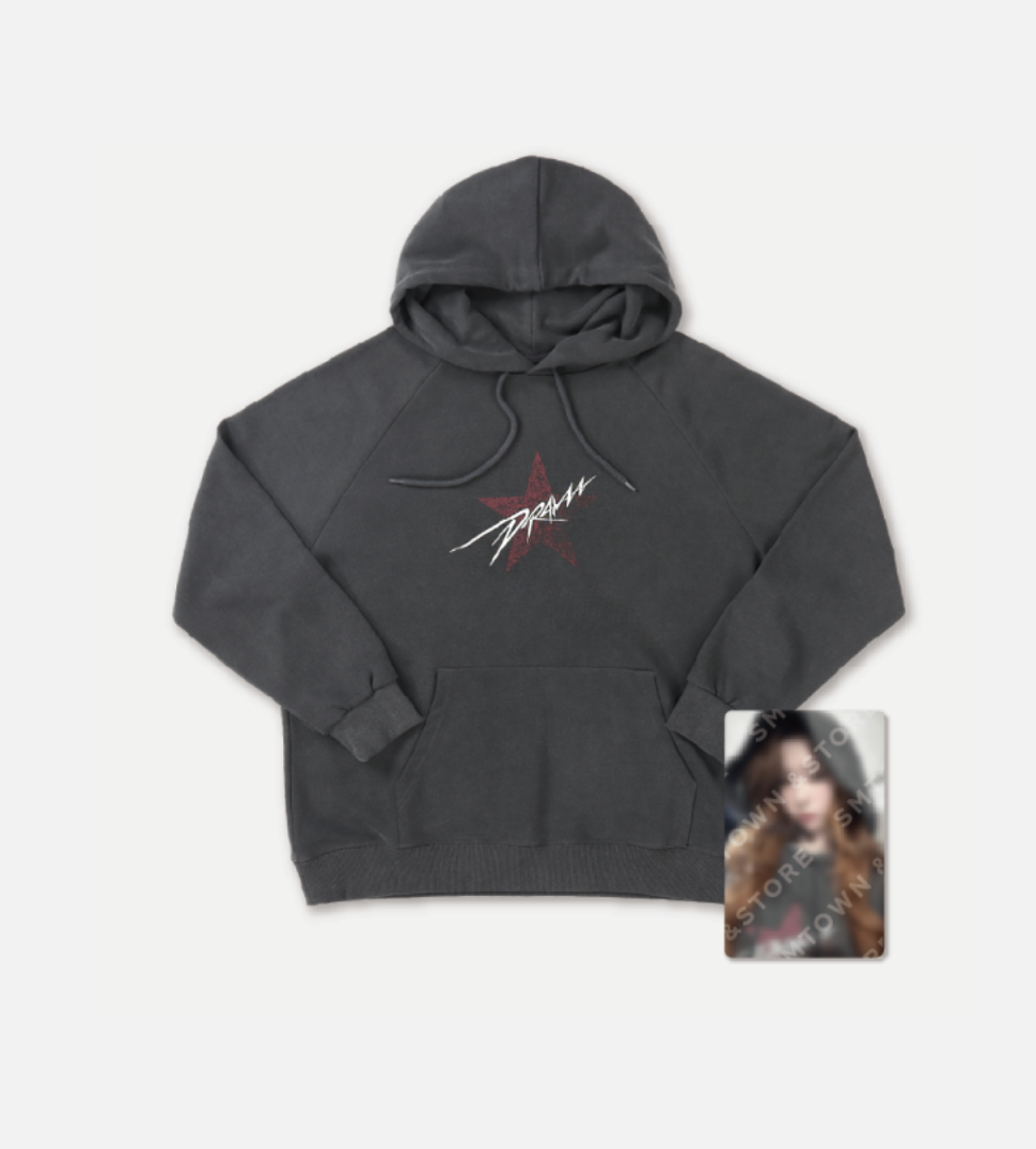 aespa WEEK – DRAMA CITY md ของสะสม -Hoodie+Photo Card Set - ระบุชื่อที่ต้องการ