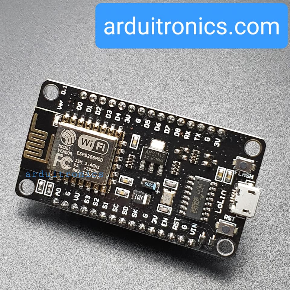 NodeMCU ESP8266 CH340 (Version 3) Lua ESP-12E - Micro USB