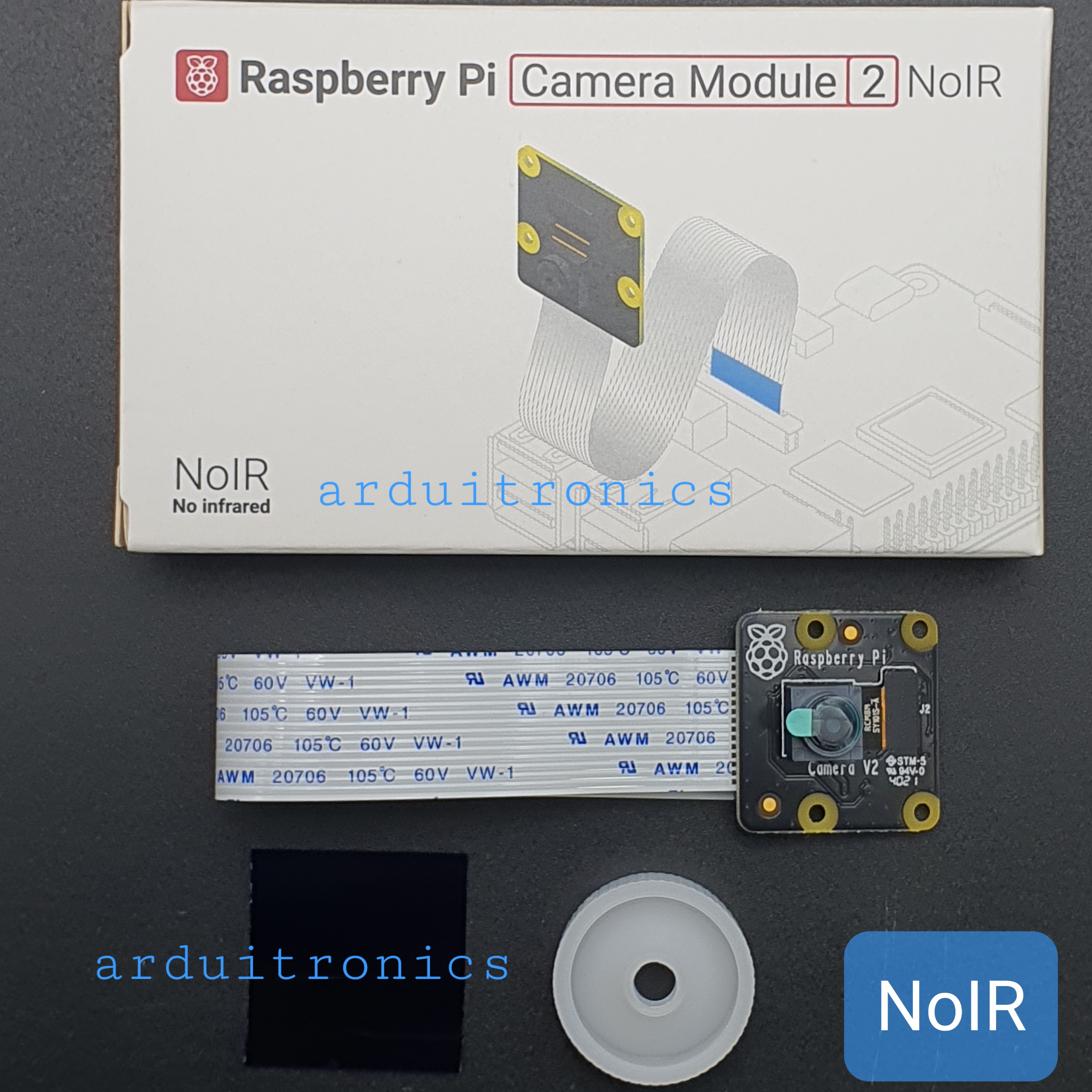 Raspberry Pi NoIR Camera Module – Infrared-Sensitive Camera V2 (Official)