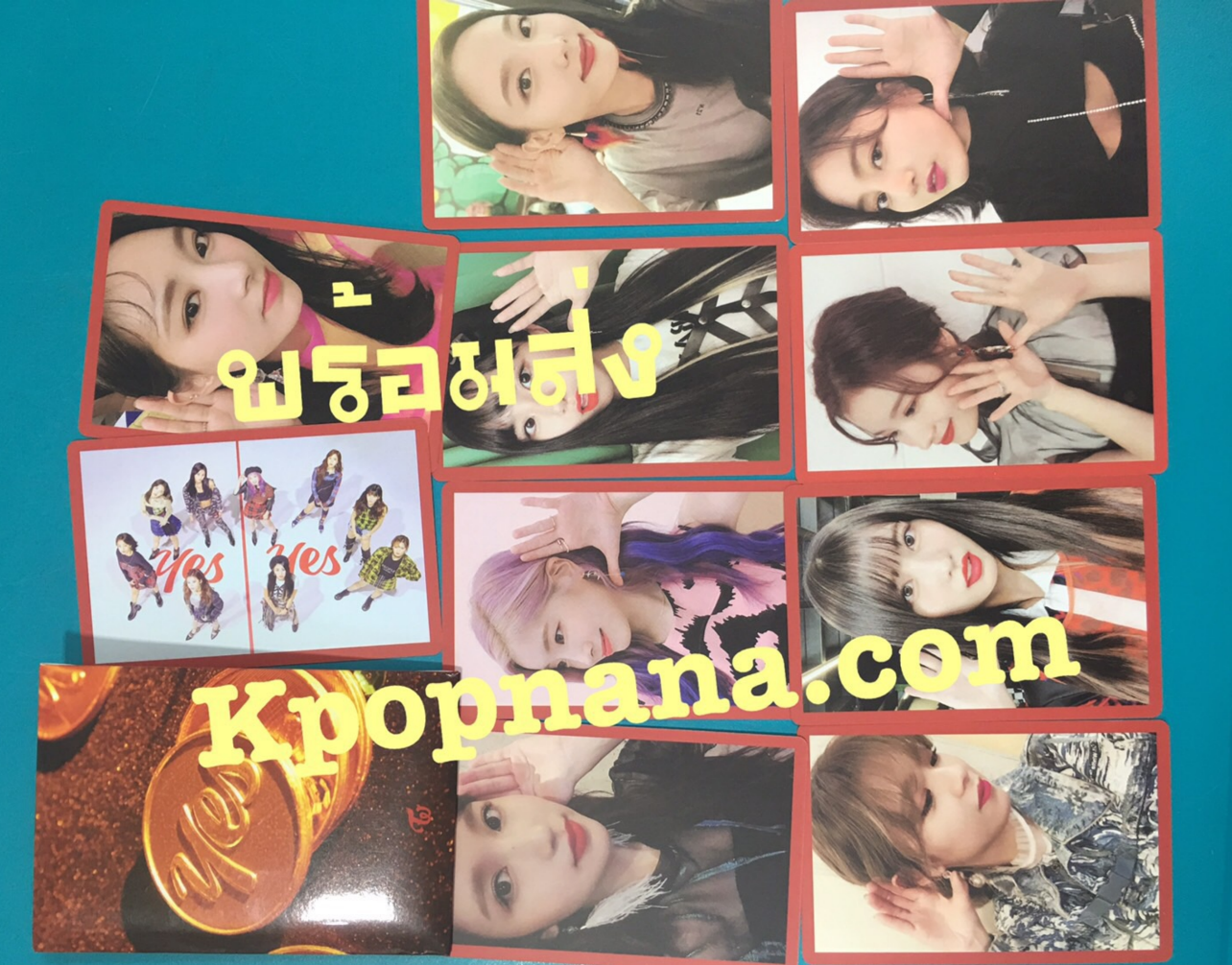TWICE - ของแถม พิเศษ รอบ พรีออเดอร์ photocard set 10 แผ่น แบบที่ 6 พร้อมส่ง