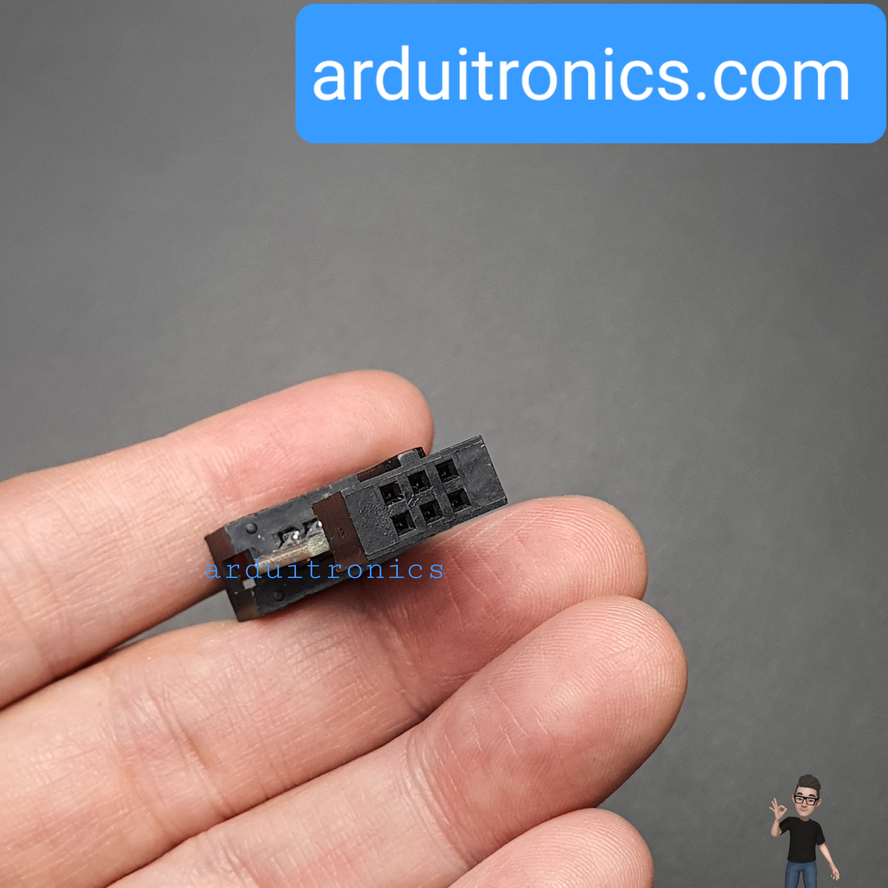 AVRISP/USBasp/STK500 10pin to 6pin Adapter (BTE13-006)