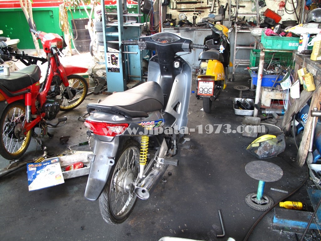 งานดัดโครงตัวถัง Honda Wave 100 s