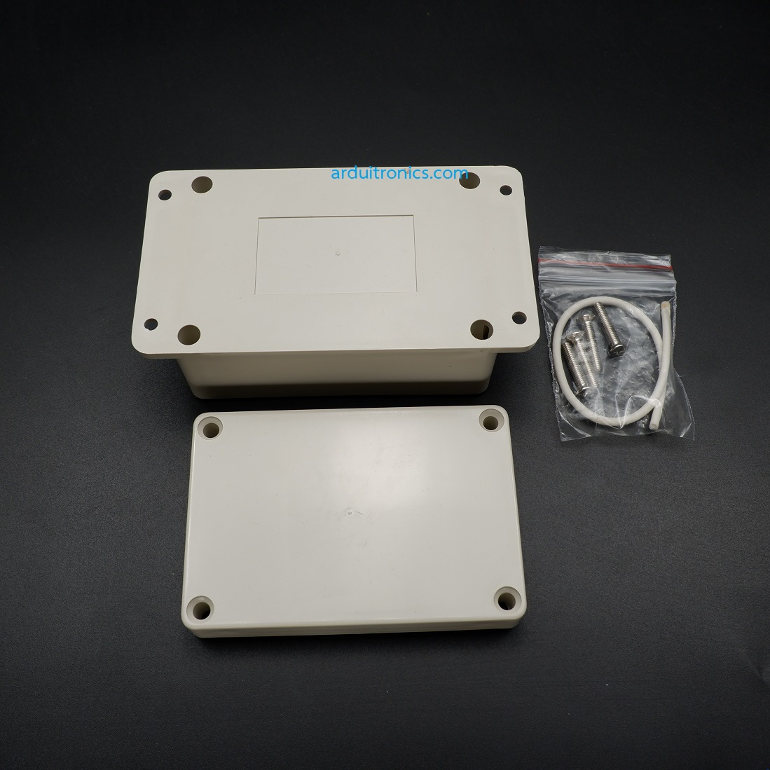 กล่องพลาสติกอเนกประสงค์กันน้ำ ขนาด 100 x 68 x 50mm วัสดุรีไซเคิล