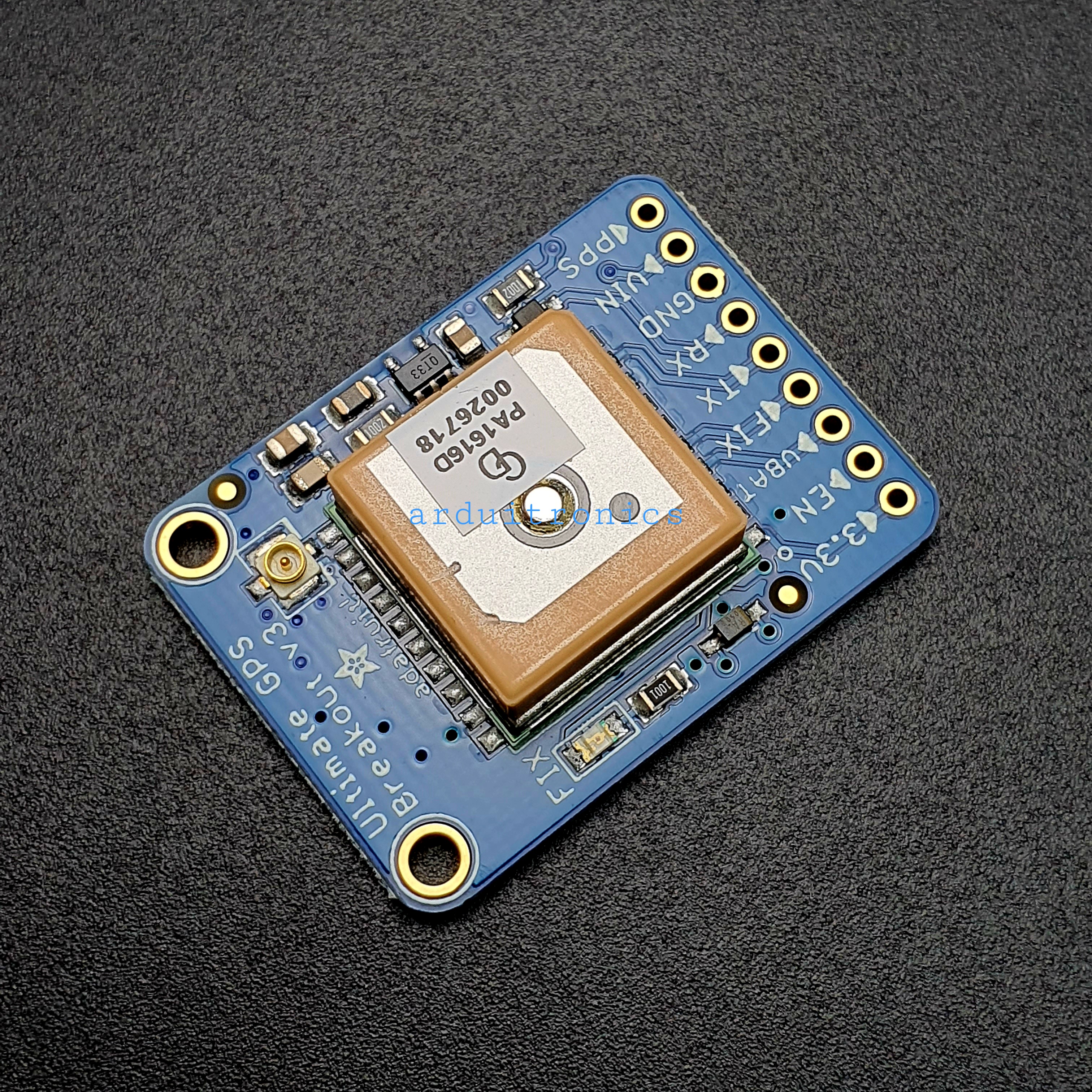 Adafruit Ultimate GPS Breakout with GLONASS + GPS - PA1616D - 99 channel w/10 Hz updates