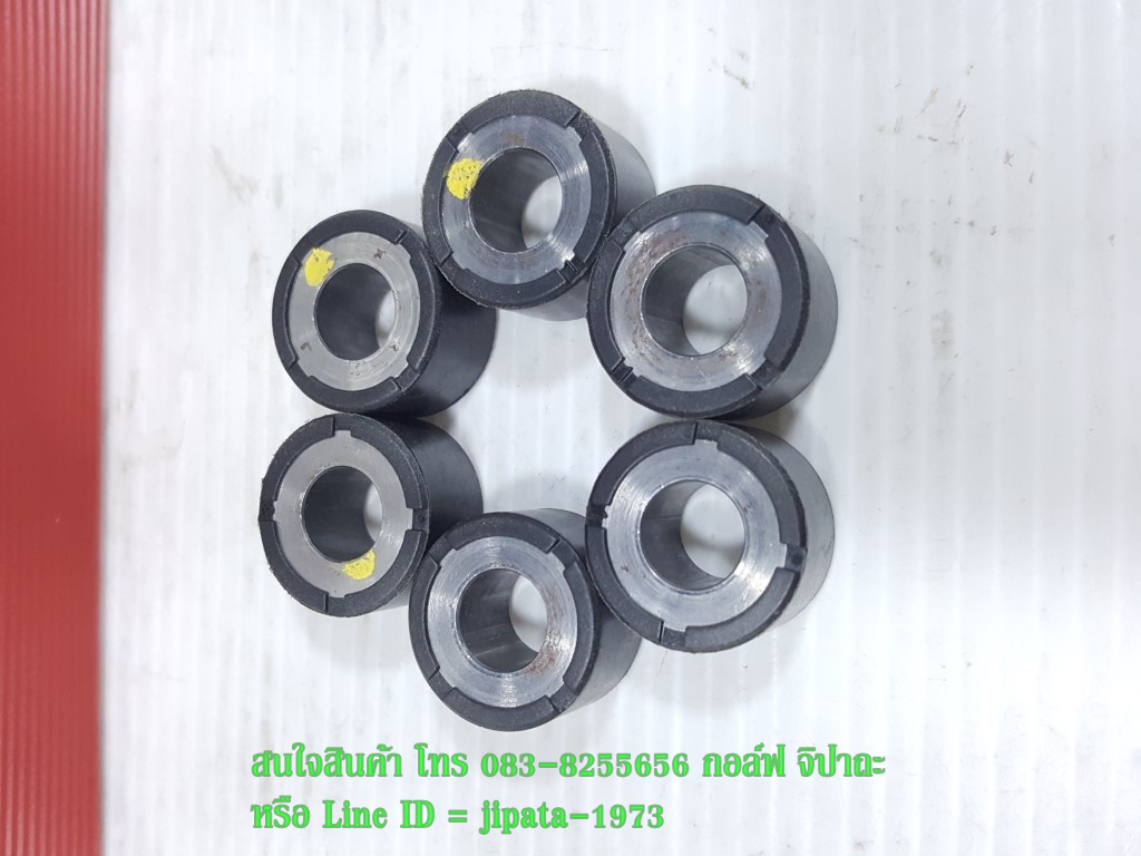 (Grand Filano) ชุดเม็ดตุ้มน้ำหนักเเรงเวี่ยง Yamaha Grand Filano,Qbix,GT125 แท้ (1ชุด มี 6 ชิ้น)