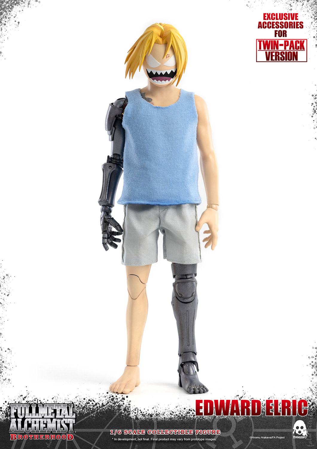 "Pre-Order" Threezero 1/6 Fullmetal Alchemist: Brotherhood – Twin-Pack