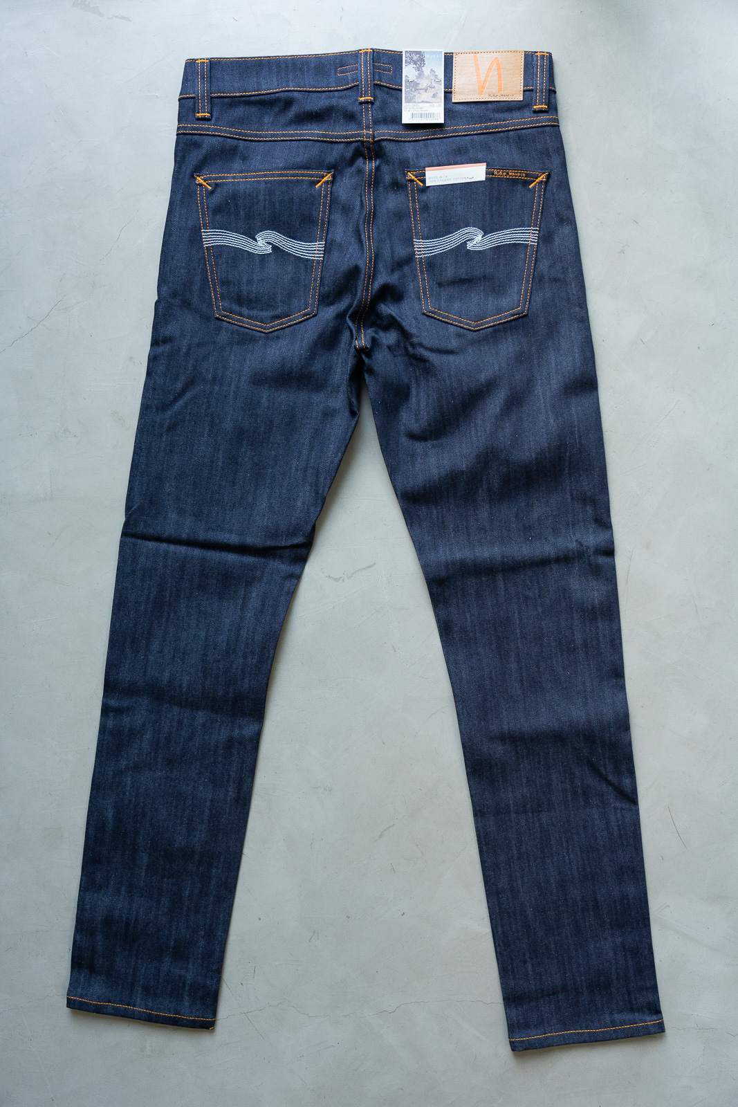 *Lean Dean Dry Ecru Embo [ผ้าดิบ]