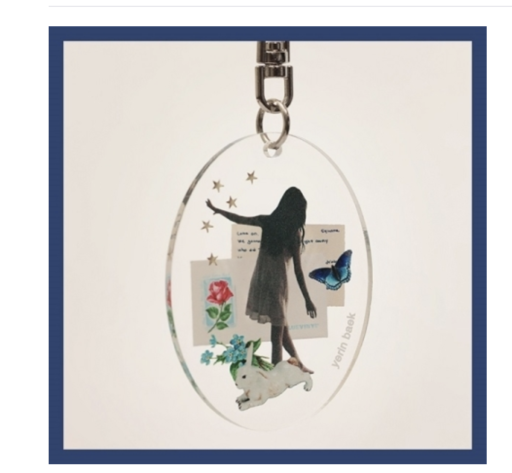 Baek Ye Rin - ของสะสม Turn on that Blue Vinyl Acrylic Key Holder
