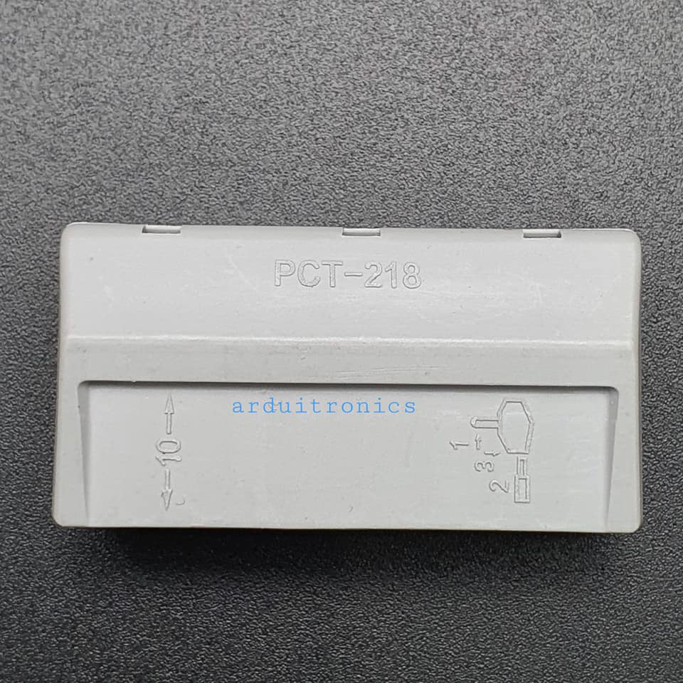 Terminal ต่อสายไฟแบบเร็ว 8 จุด Wire Connector Quick Terminal 0.75-4 Square Slitter PCT-218