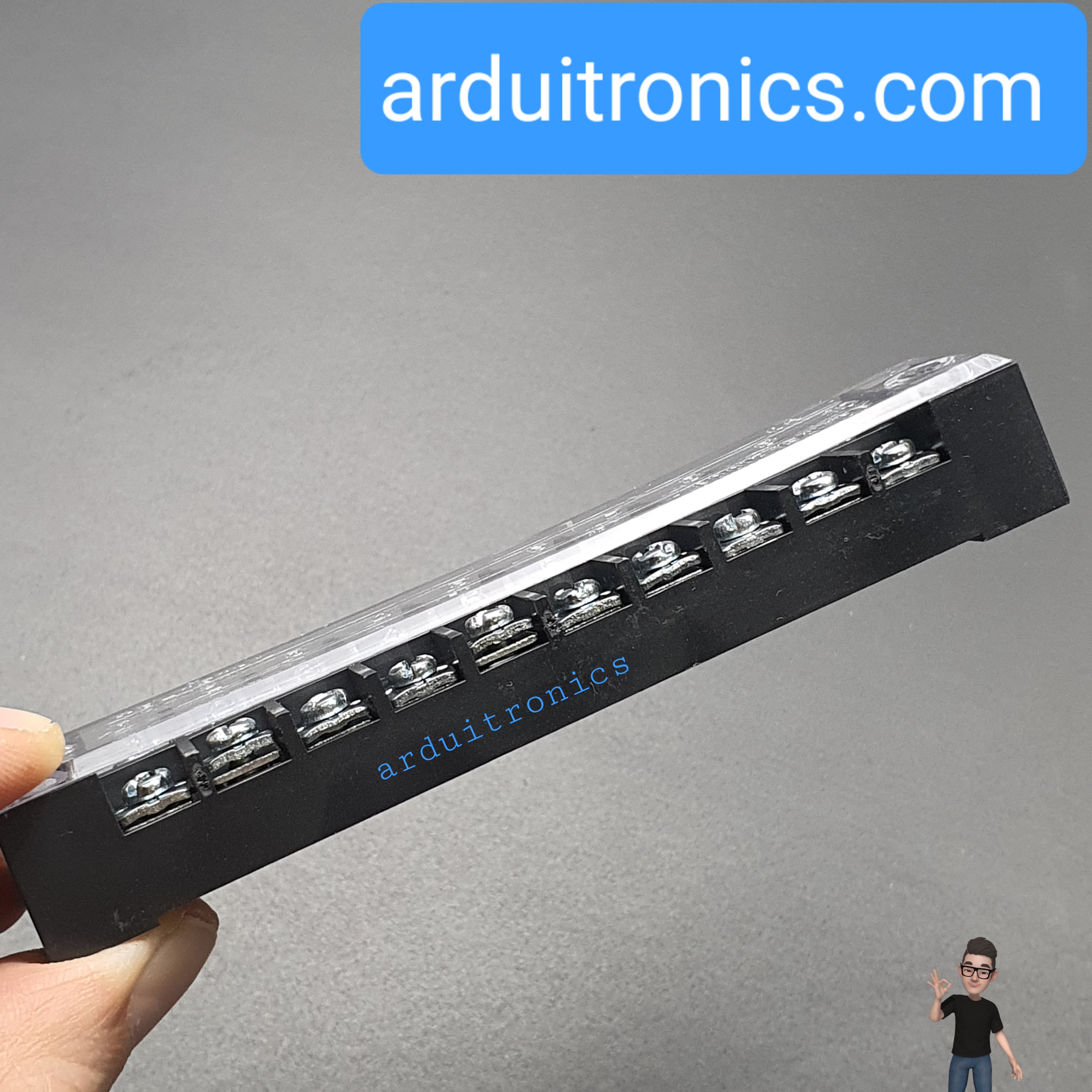 ขั้วต่อ Terminal Block TB-1510 (15A) แบบ 10 ช่อง