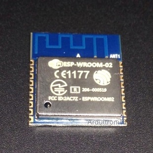 ESP-WROOM-02 (ESP8266) Serial Wifi Transceiver Module (32-bit, Supports Antenna Diversity)