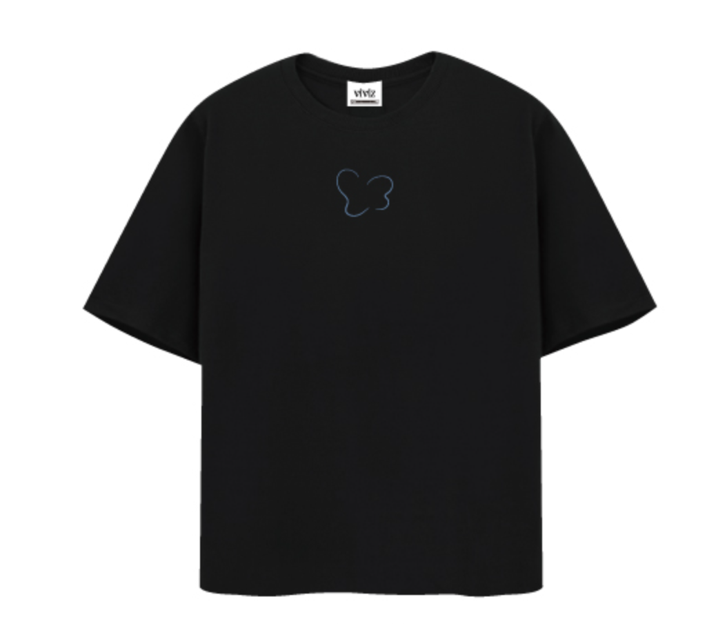 VIVIZ - 2022 VIVIZ FANMEETING [THE 1st VIVID DAYZ] OFFICIAL MD - T-SHIRT SET สีดำ - ส่งเรือ