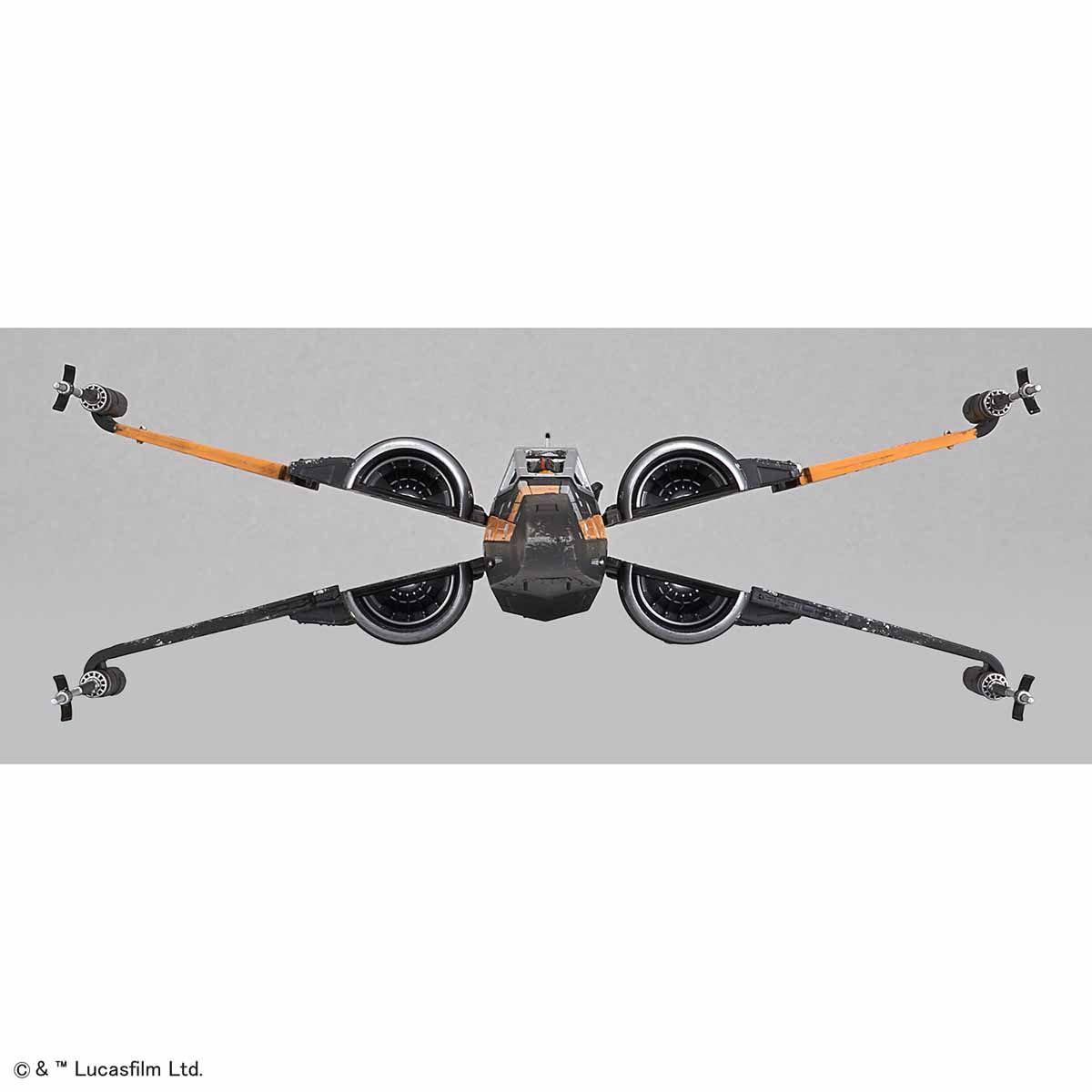 1/72 Poe's Boosted X-Wing Fighter (Star Wars : The Last Jedi)