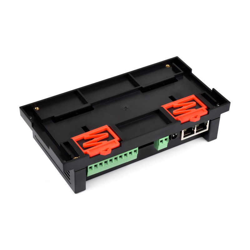 Dual Ethernet Ports 8-ch Relay Module (C), Modbus RTU Protocol, PoE Power Supply, With Various Isolation And Protection Circuits, Industrial Grade Rail-Mount Case (แท้ Waveshare)