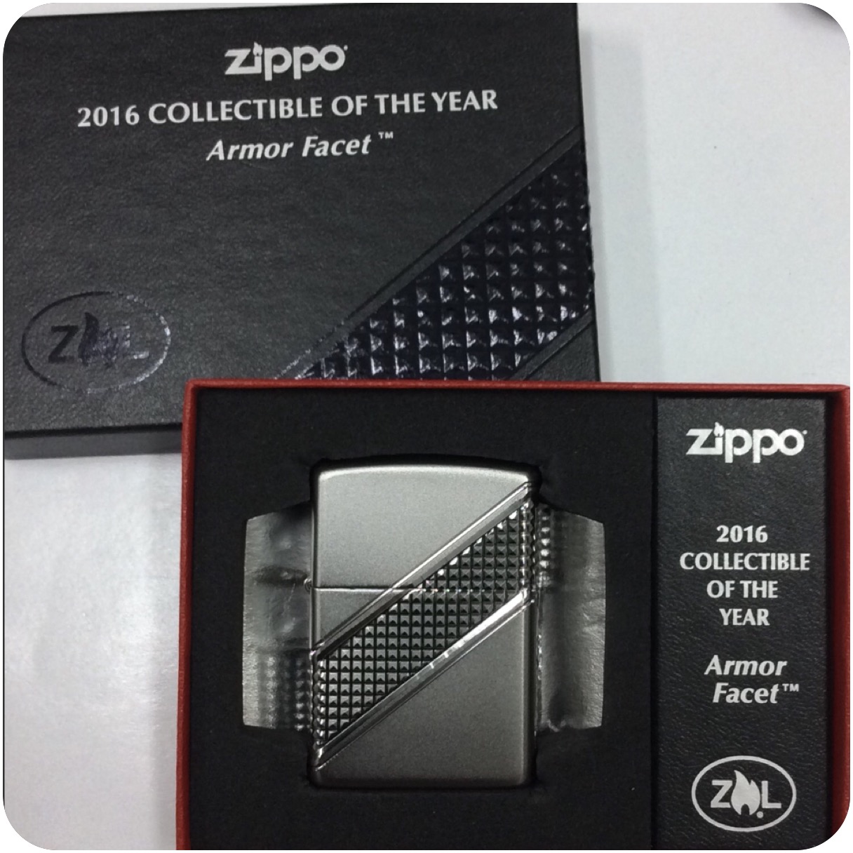 ไฟแช็ค zippo 29151 2016 Collectible of the Year Armor Facet
