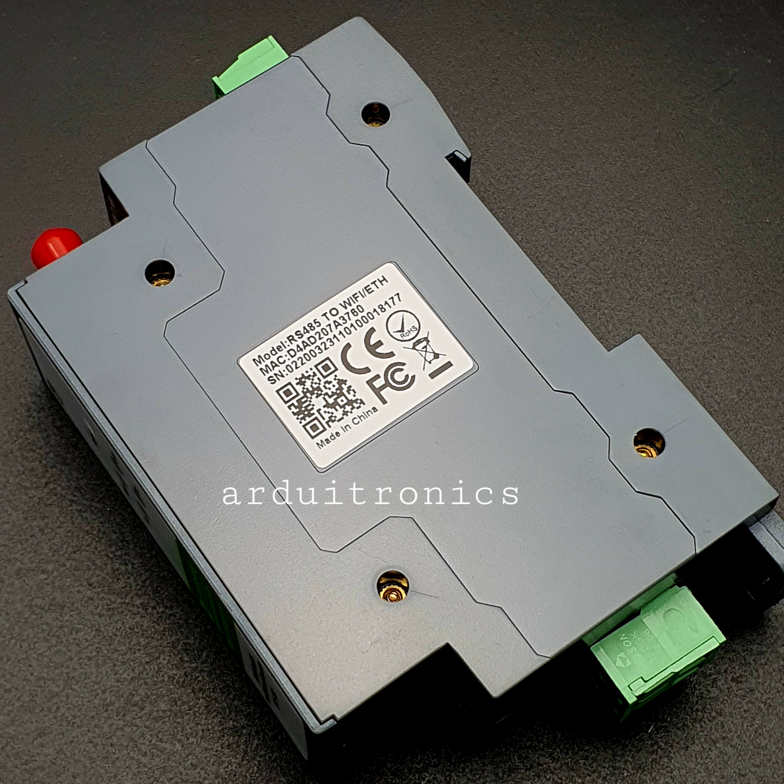 Rail-Mount Serial Server, RS485 to WIFI/Ethernet Module, Modbus MQTT Gateway (ของแท้จาก Waveshare)