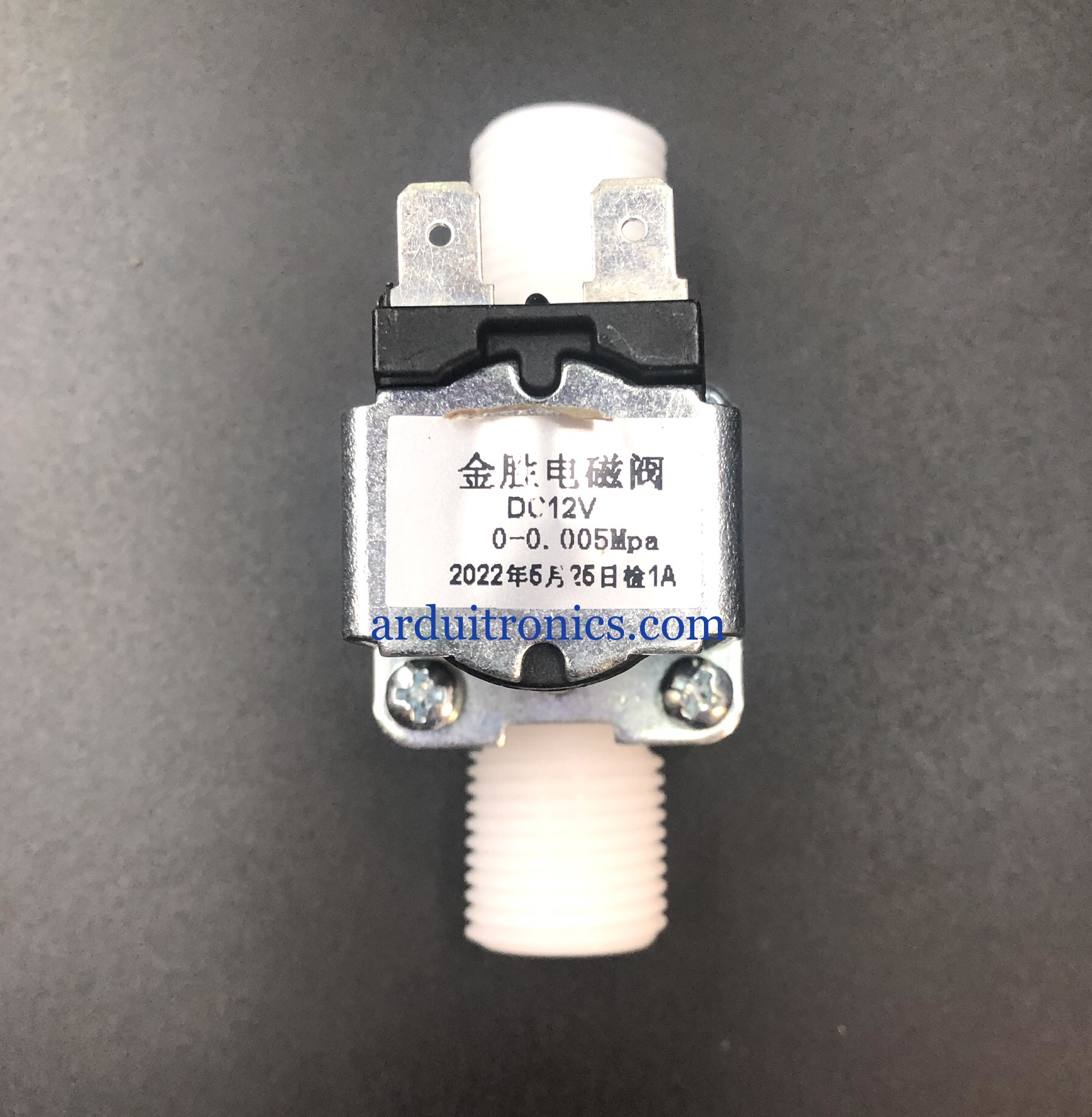 Solenoid Valve (normally closed) 12V-DC 1/2" (แรงดัน 0 - 0.05 MPa) for Water Air Flow Switch (ปกติปิด) ZE-4F180