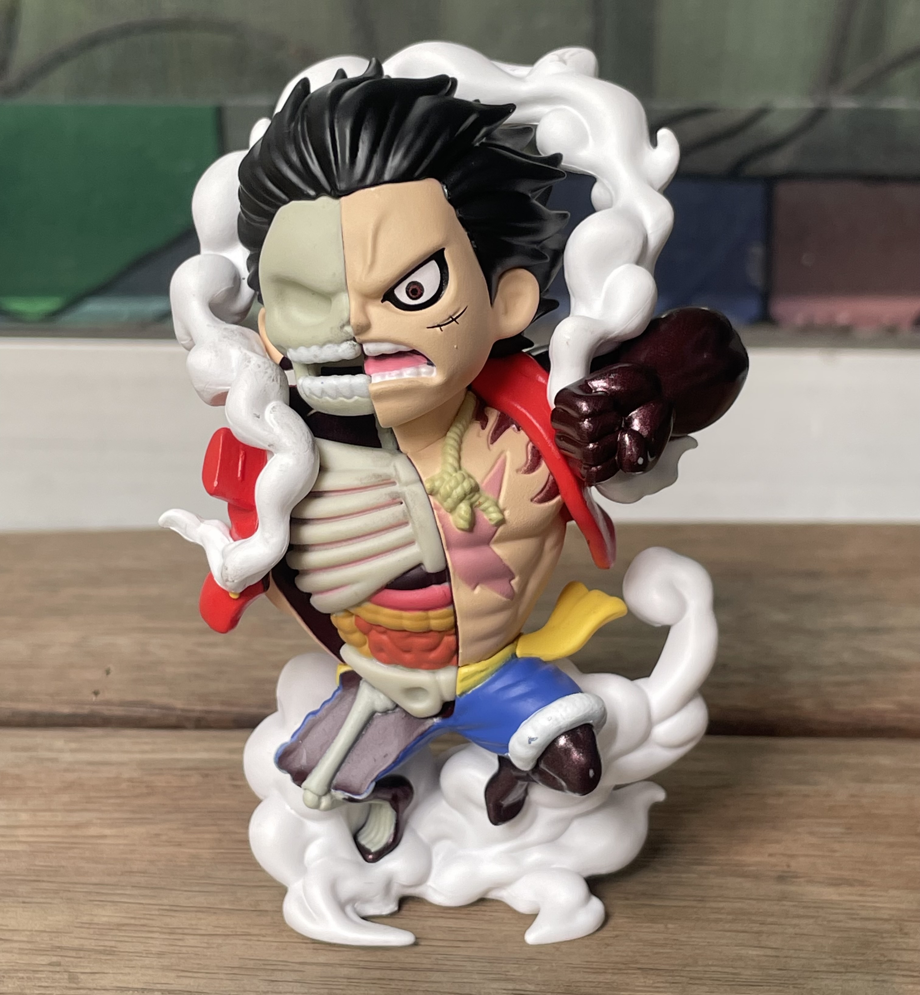 ￼โมเดลวันพีช The Model/ figure the Mighty Jaxx Freeny's Hidden Dissectibles: One Piece (Luffy's Gears Edition) series