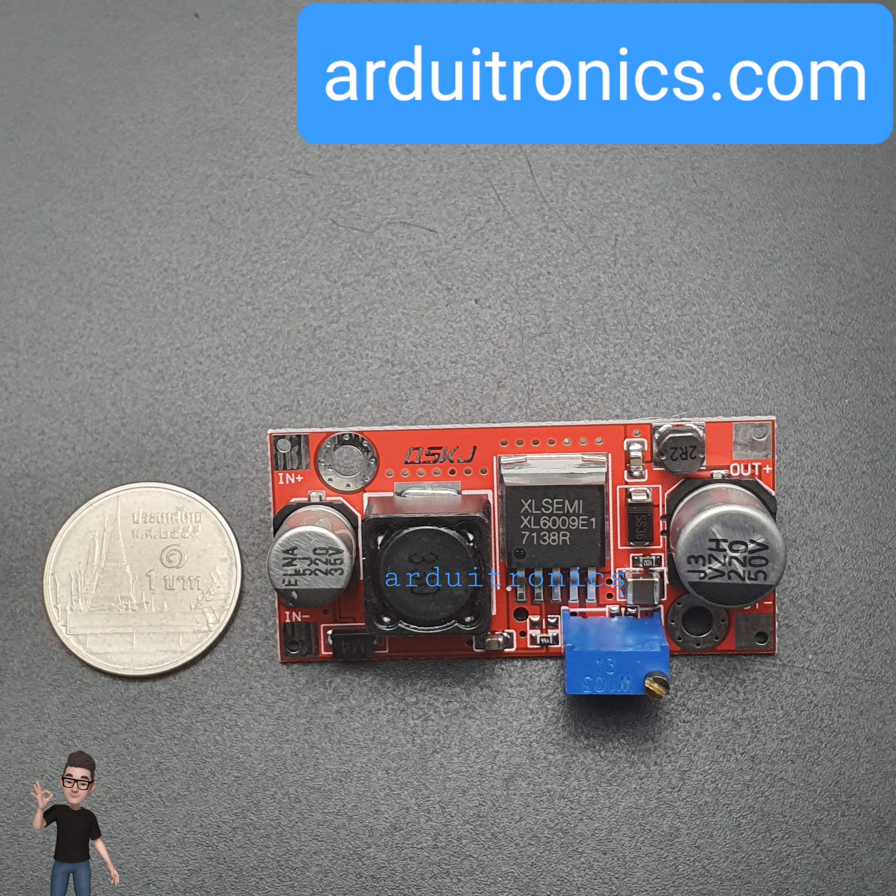 XL6009 DC-to-DC Step Up Module 3A (LM2577) ประสิทธิภาพสูง Low ripple