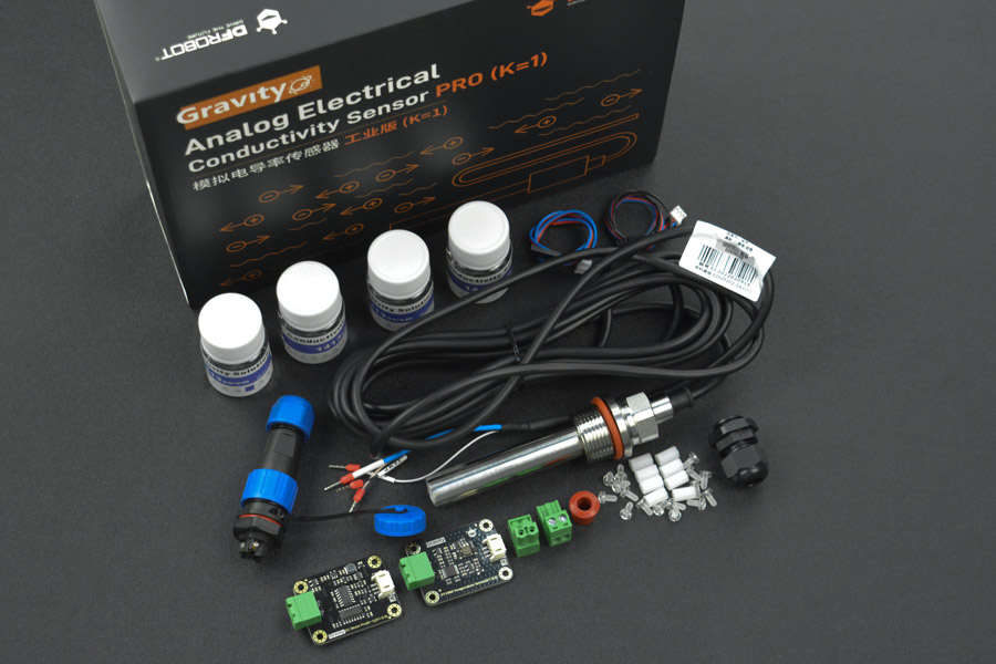 Gravity: Analog Electrical Conductivity Sensor PRO (K=1) (แท้จาก DFRobot)