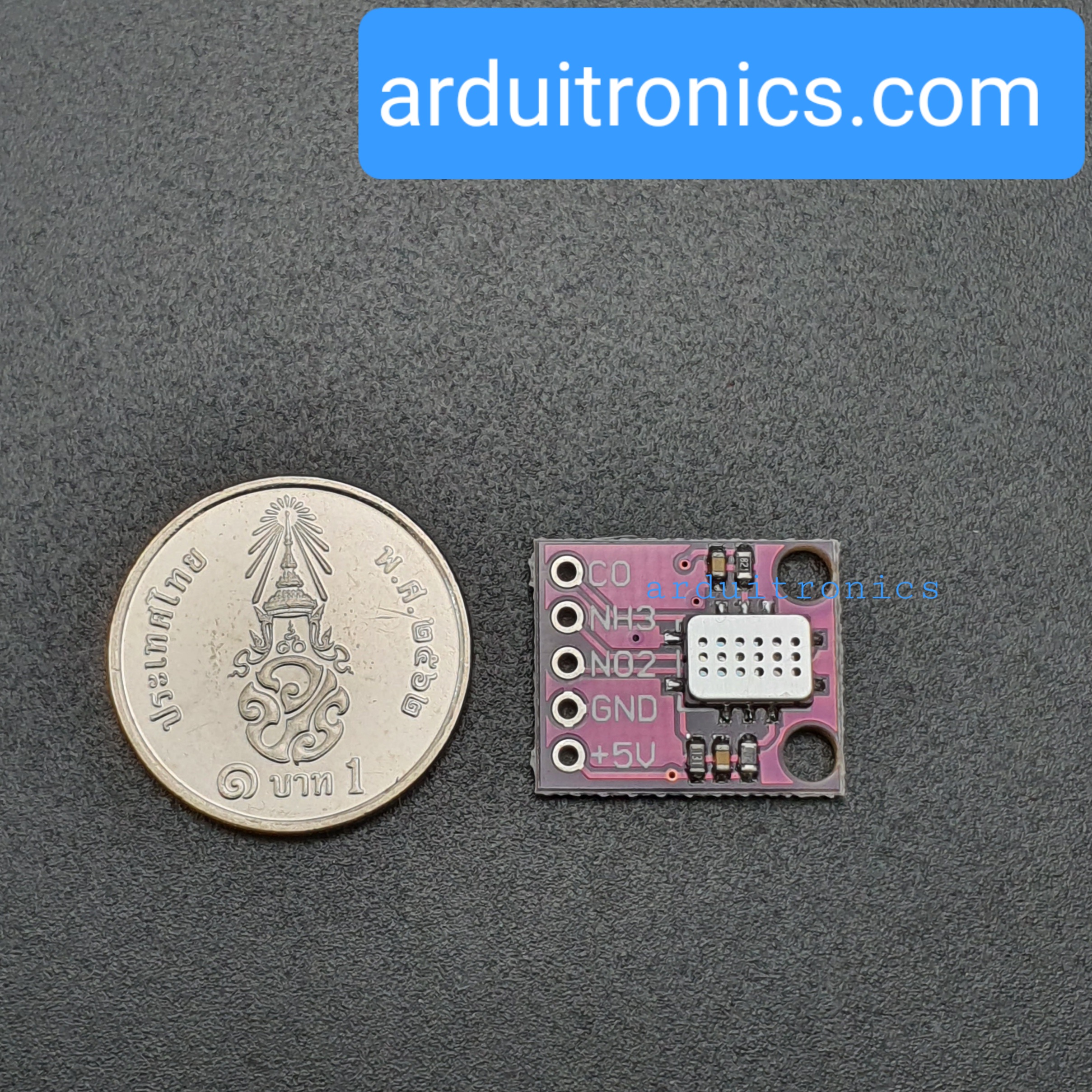 MICS-6814 Air Quality CO NO2 NH3 Nitrogen Carbon Gas Sensor Module for Arduino เซ็นเซอร์ตรวจวัดคุณภาพอากาศ