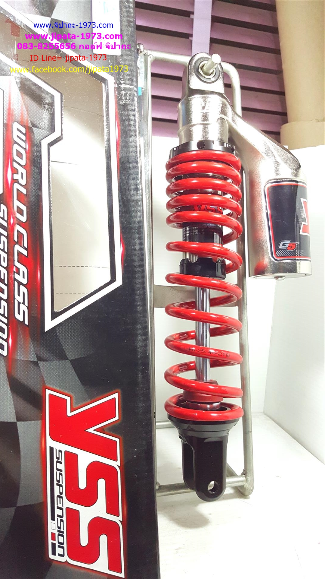 (Click 125 i) โช้คอัพหลังเดี่ยว YSS รุ่น G5 สำหรับ Honda Click 125i,Zoomer X