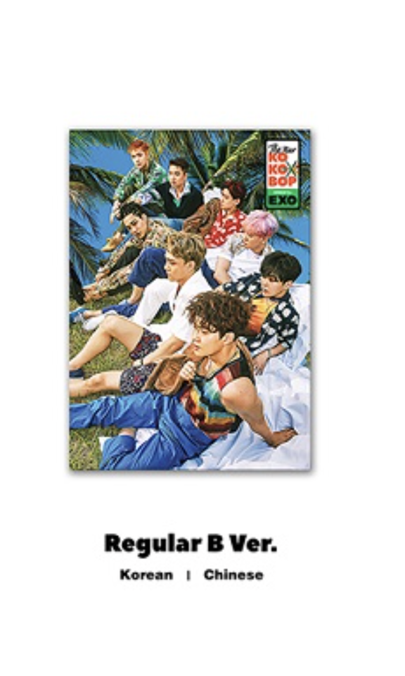EXO - Album Vol.4 [THE WAR] Korean Ver. หน้าปก Regular B Ver.