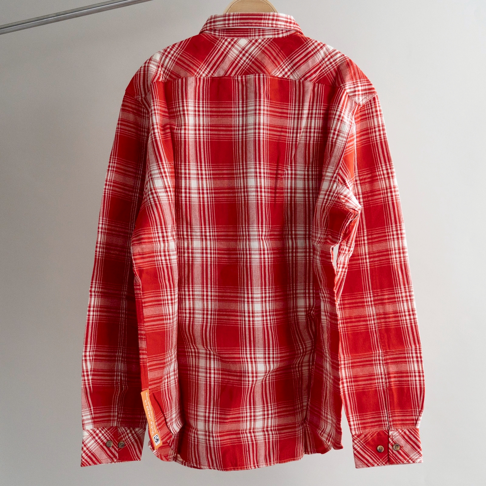 Calle Shadow Check - Blood Orange