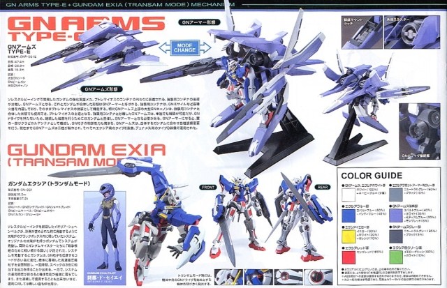 HG 1/144 GN Arms Type E + Gundam Exia (Trans-Am Mode)