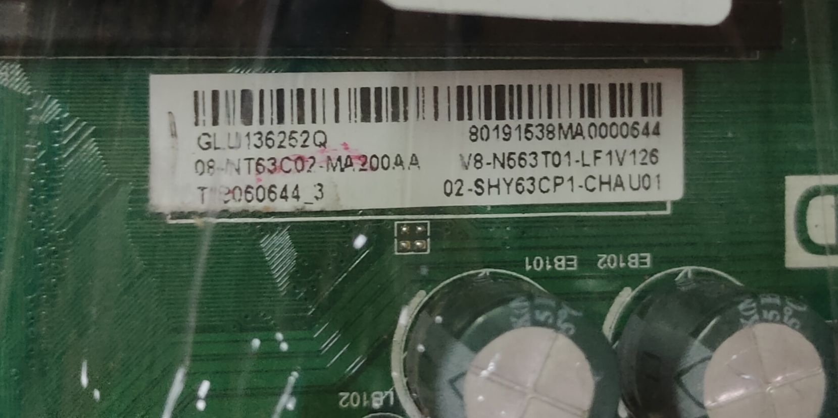 เมนบอร์ด TCL รุ่น LED32S62 (TPD.NT72563.PB771)