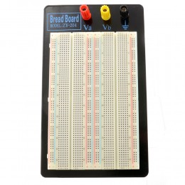 บอร์ดทดลอง พร้อมฐาน Solderless Breadboard 1660 Point (ZY-204)