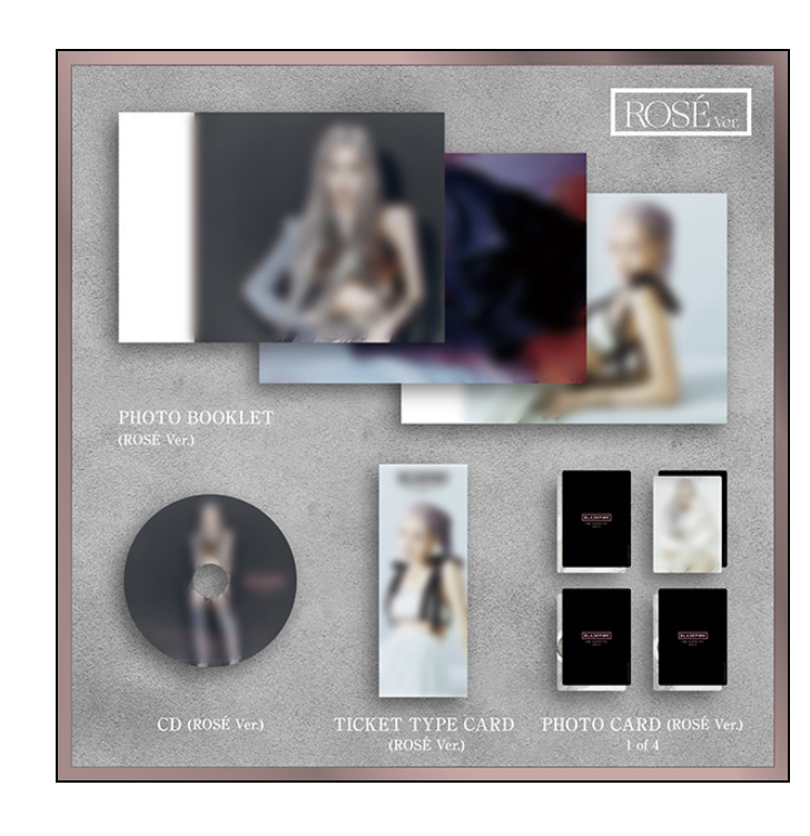 BLACKPINK - THE ALBUM -JP Ver แบบ ROSE Ver.(CD + Special Photo Book)ของญี่ปุ่นนะคะ