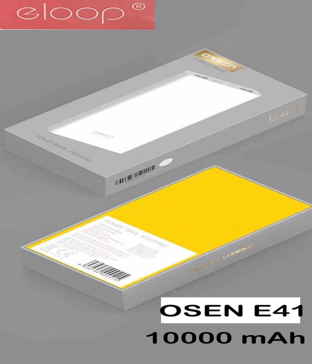 ORSEN E41 Power bank By Eloop แบตสำรอง 10000 mAh แท้ ราคา 379 บาท ปกติ 790 บาท