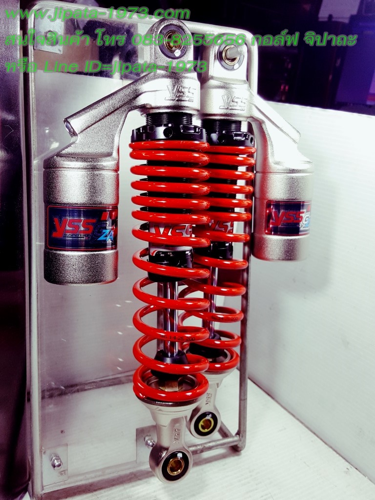 (Wave 110 i) โช้คอัพหลังคู่ YSS รุ่น G-ZA สำหรับ Honda Wave 110 i สี ดำ-แดง