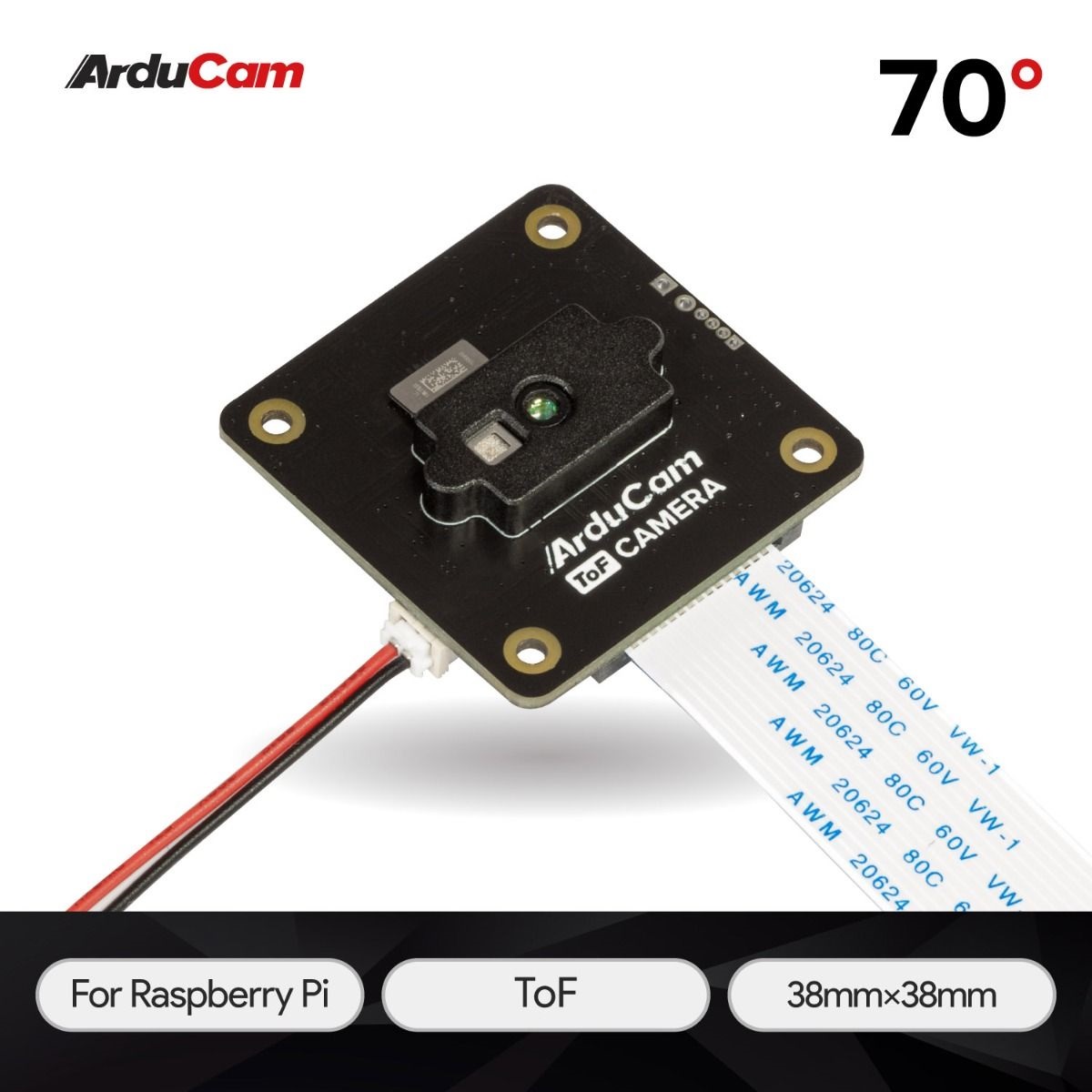 Time of Flight Camera for Raspberry Pi and NVIDIA® Jetson Nano/Xavier NX/AGX Orin/Orin Nano/Orin NX