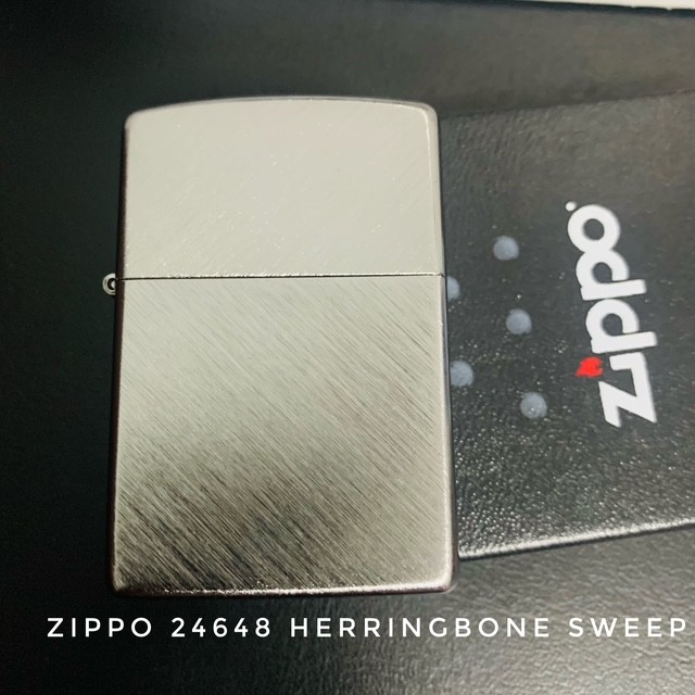 ไฟแช็ค zippo 24648 Herringbone Sweep แท้อเมริกา บรรจุในกล่องอย่างดี สินค้ามือหนึ่ง ยังไม่เติมน้ำมัน