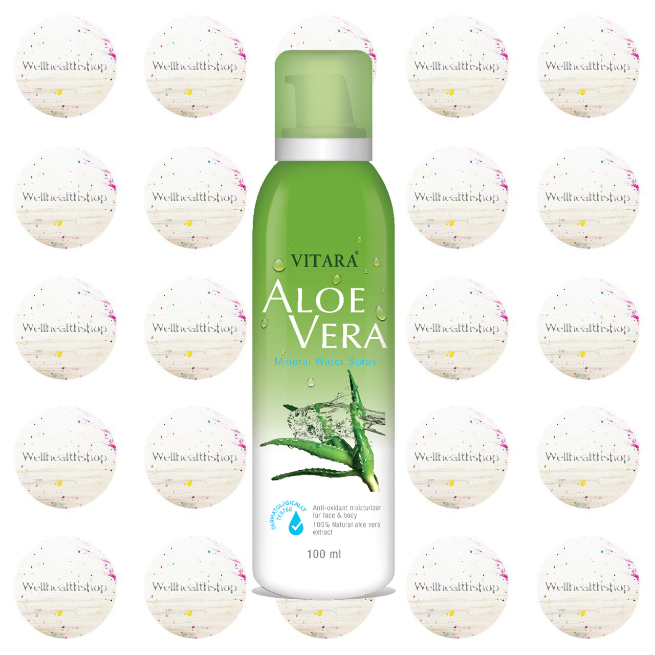 Vitara Aloevera mineral water spray สเปรย์น้ำแร่ ผสมว่านหางจระเข้