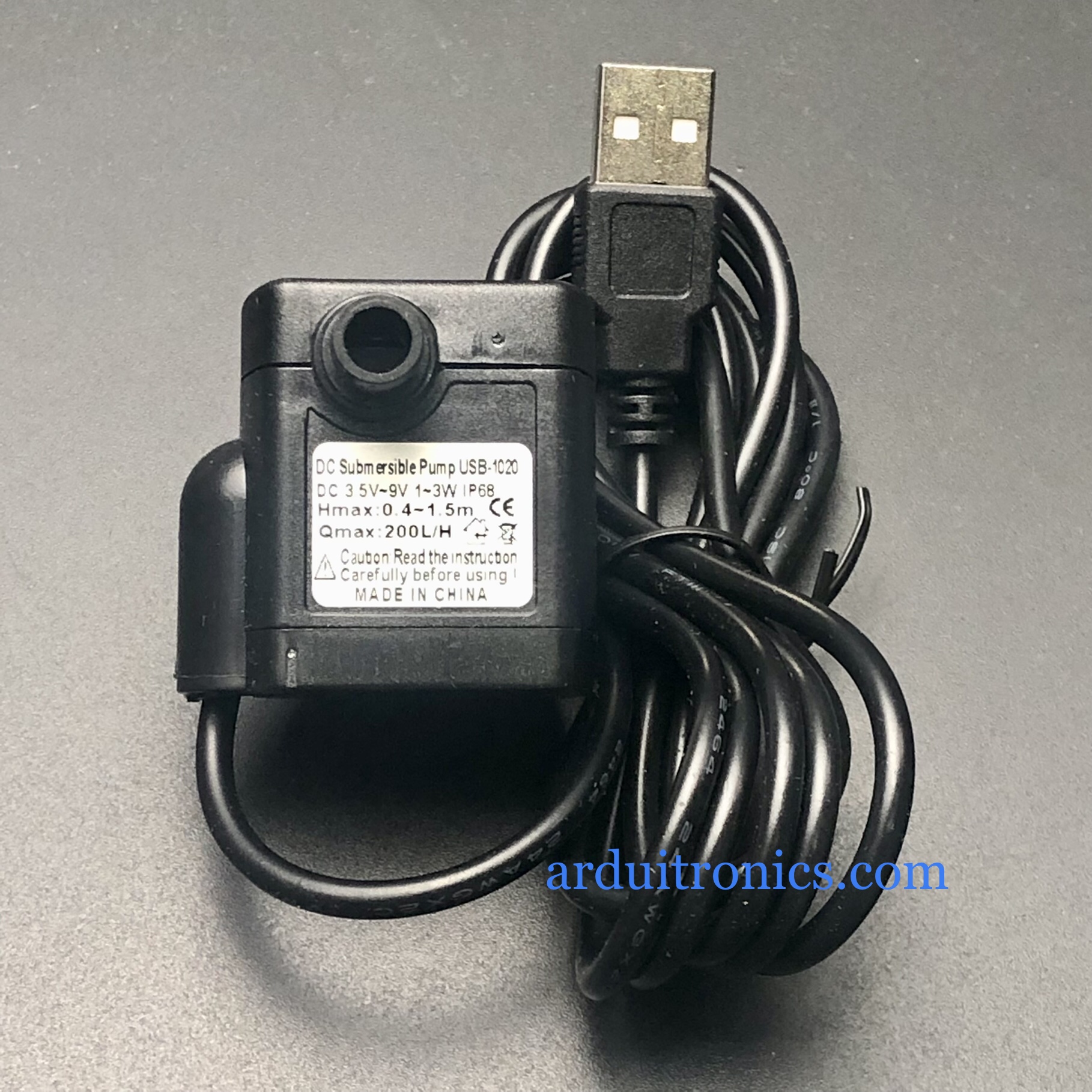 USB Brushless Water Pump Ultra-Quiet (5V) ปั้มน้ำสำหรับทำตู้ปลาหรือน้ำพุ
