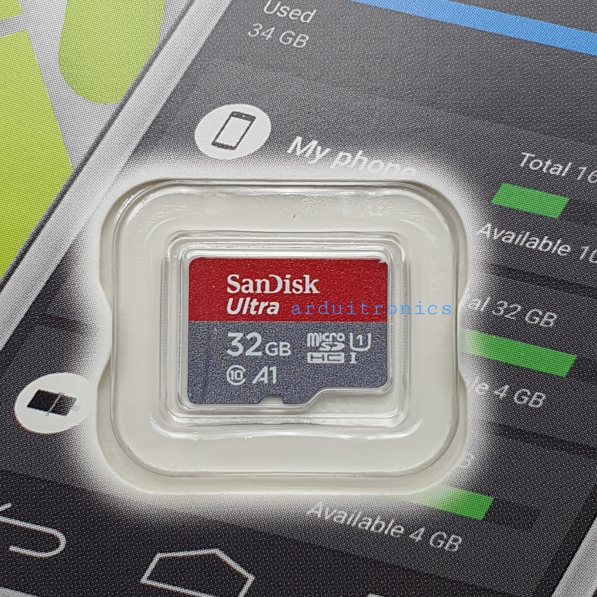 SanDisk Ultra MicroSDHC UHS-I SDCard 32GB Class10 (speed upto 120MB/s)