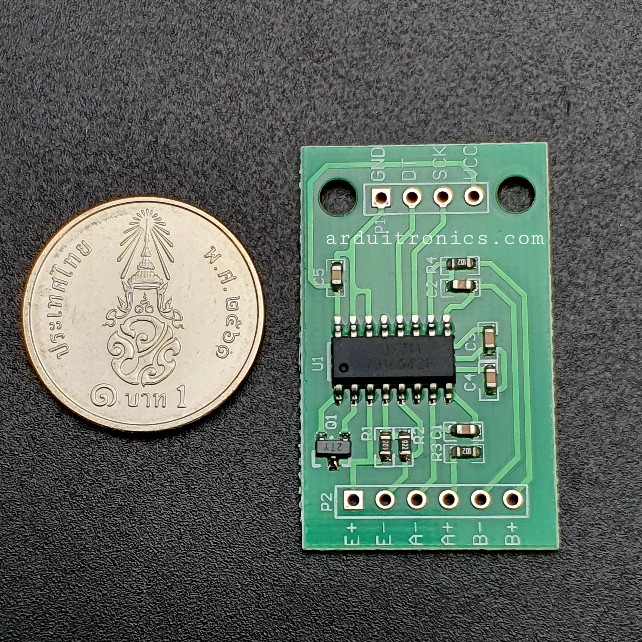 Weight Sensor Amplifier Module (HX711) + Free Pin Header